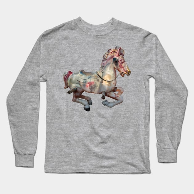 Field Horse Long Sleeve T-Shirt by Enzwell